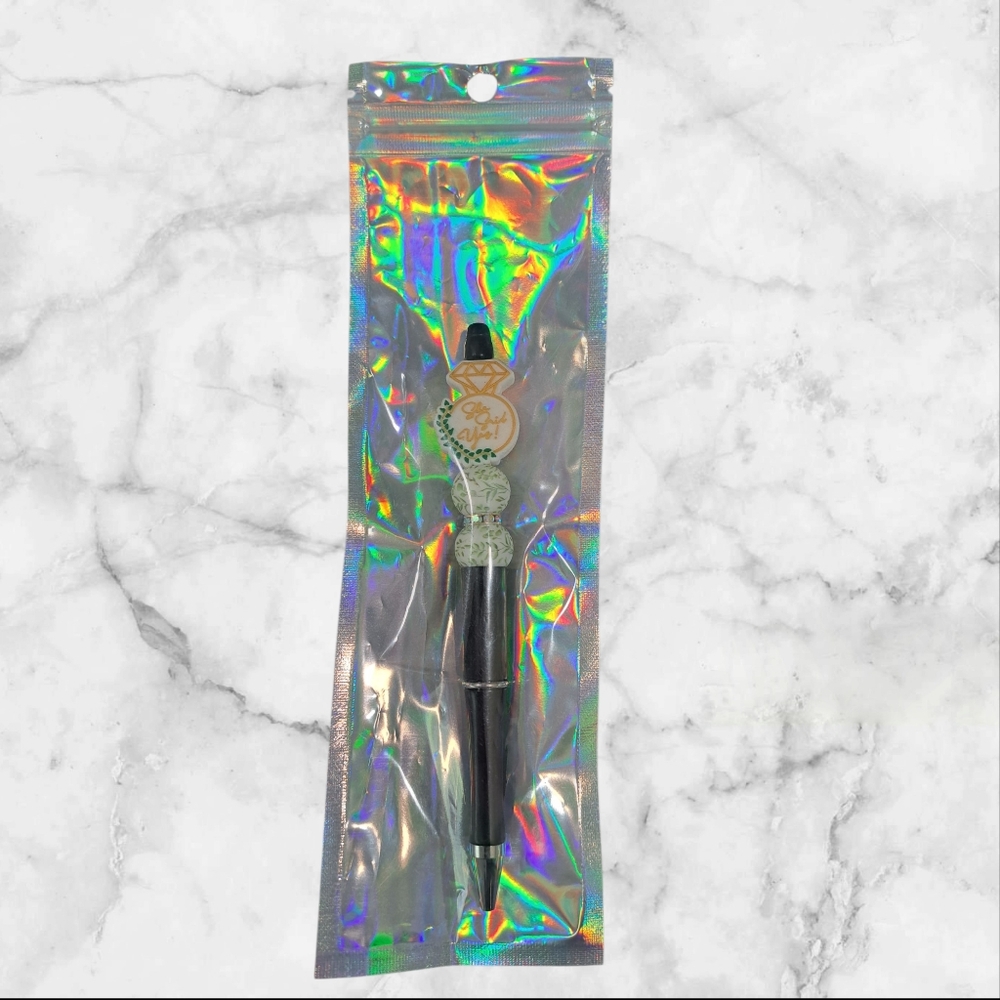 She Said Yes Pen- Silver